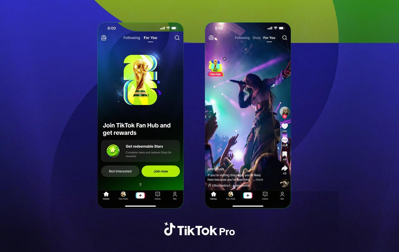 TikTok推出独立应用“TikTok Pro Events”，剑指世界杯等大型文体活动